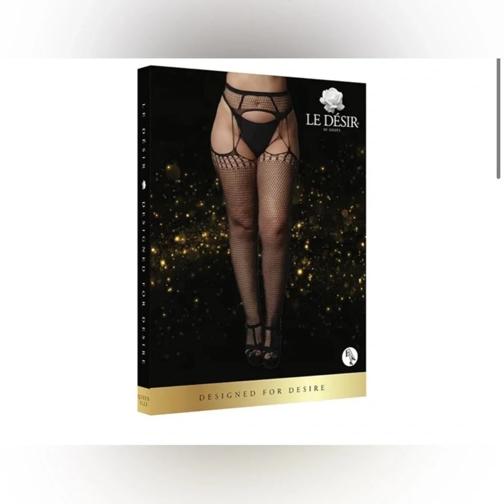 🦋B2G1🦋LE DÉSIR Celebrate Suspender Pantyhose Lingerie Stockings | QUEEN XL-4XL |